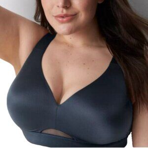 Cacique Womens Bra 44C Black Comfort Bliss Lightly Lined No Wire  Lane Bryant